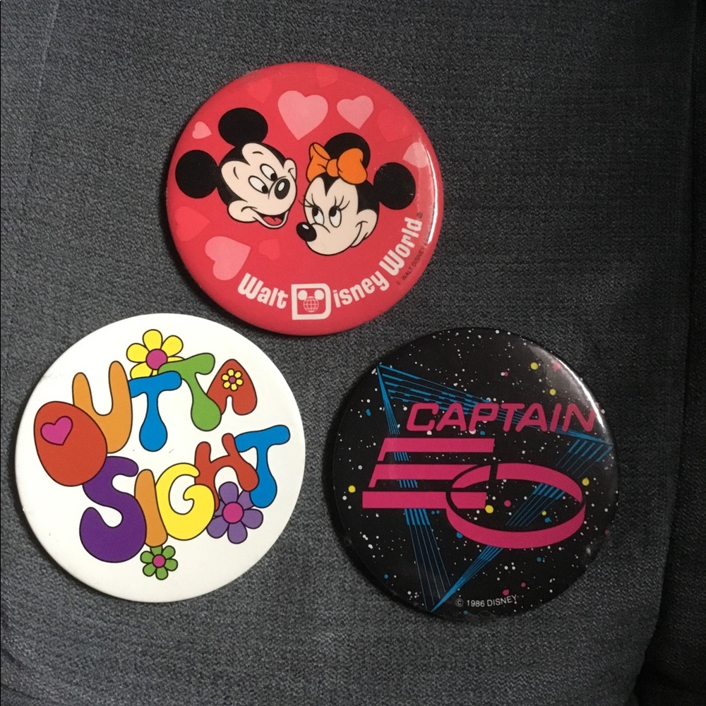 3 Vintage Buttons